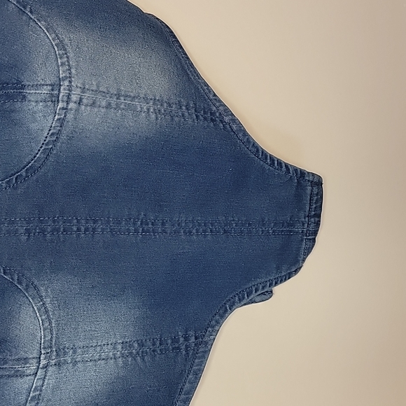 Denim Bustier Style Top - Picture 4 of 10